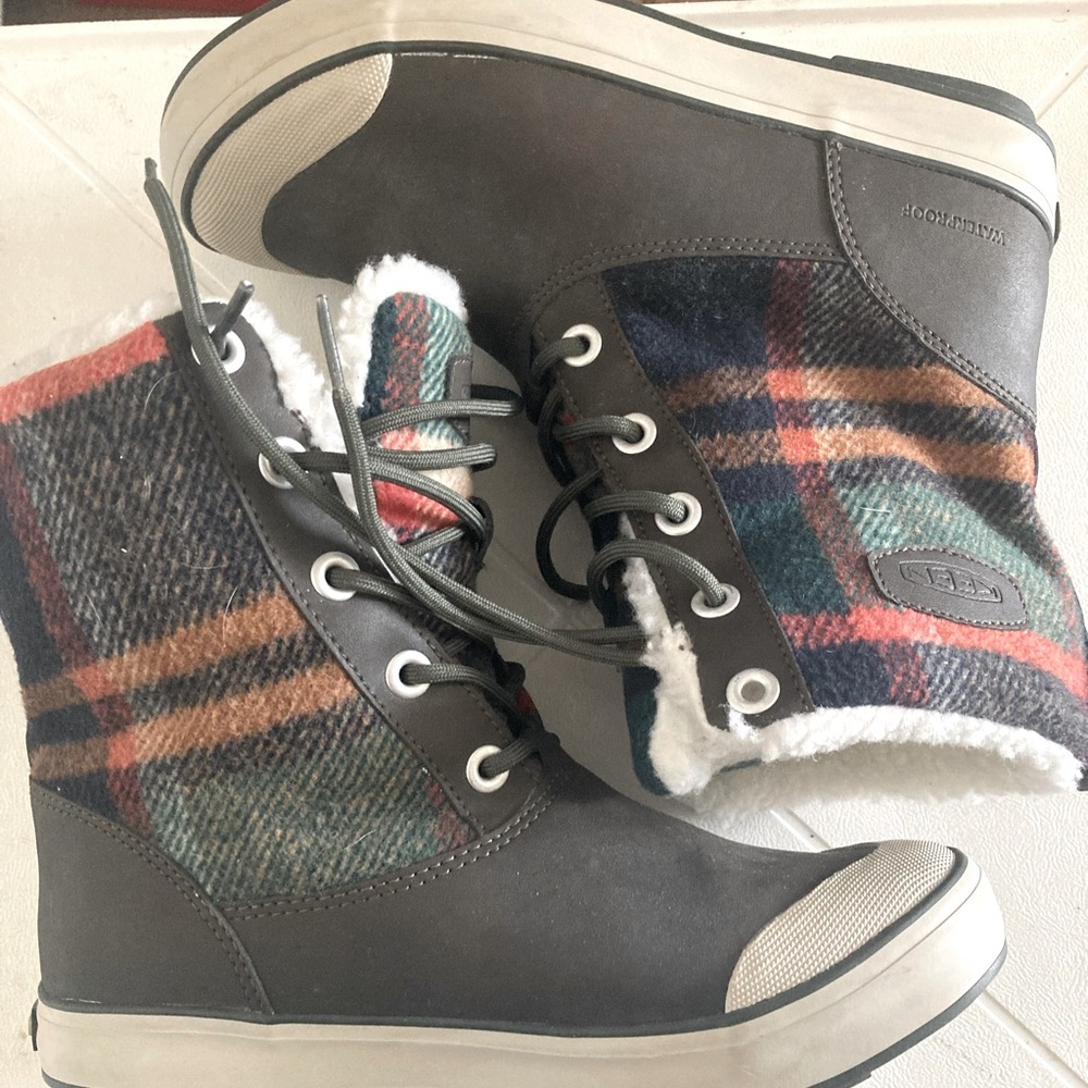 KEEN ELSA BOOT WP (COFFEE BEAN) WOMEN'S WATERPROOF BOOTS SNOWBOOTS size US 7.5